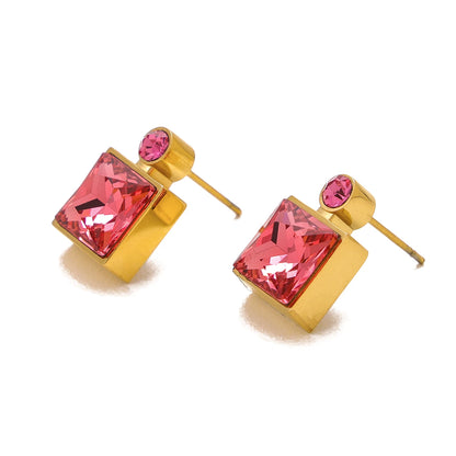 GeoGleam Duo Earrings