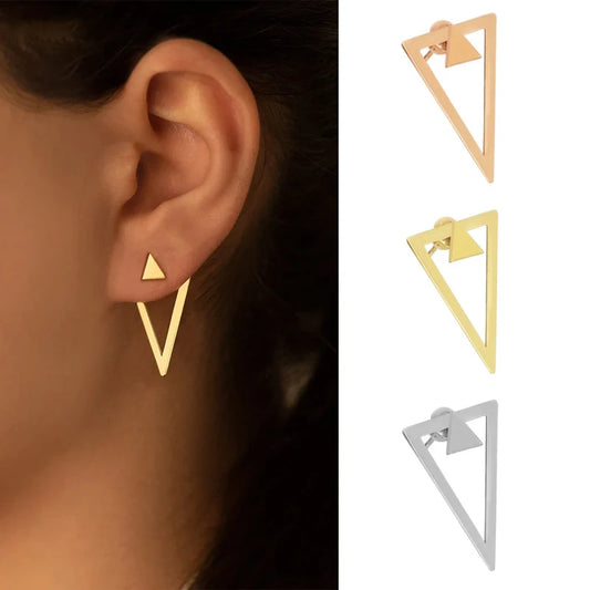Triangular Chic Stud Earrings
