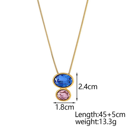 DuoGleam Pendant Necklace