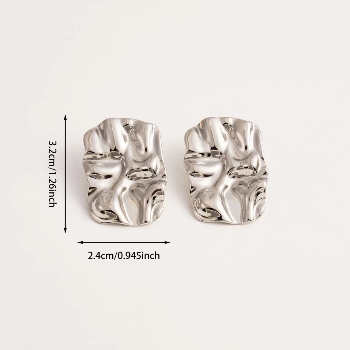 Molten Form Earrings