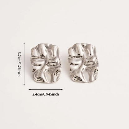 Molten Form Earrings