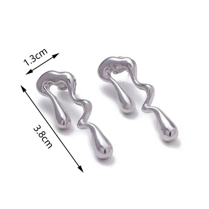 MeltFlow Sculptural Earrings