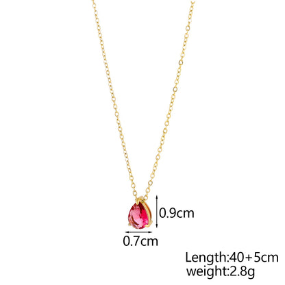 GleamDrop Birthstone Necklace
