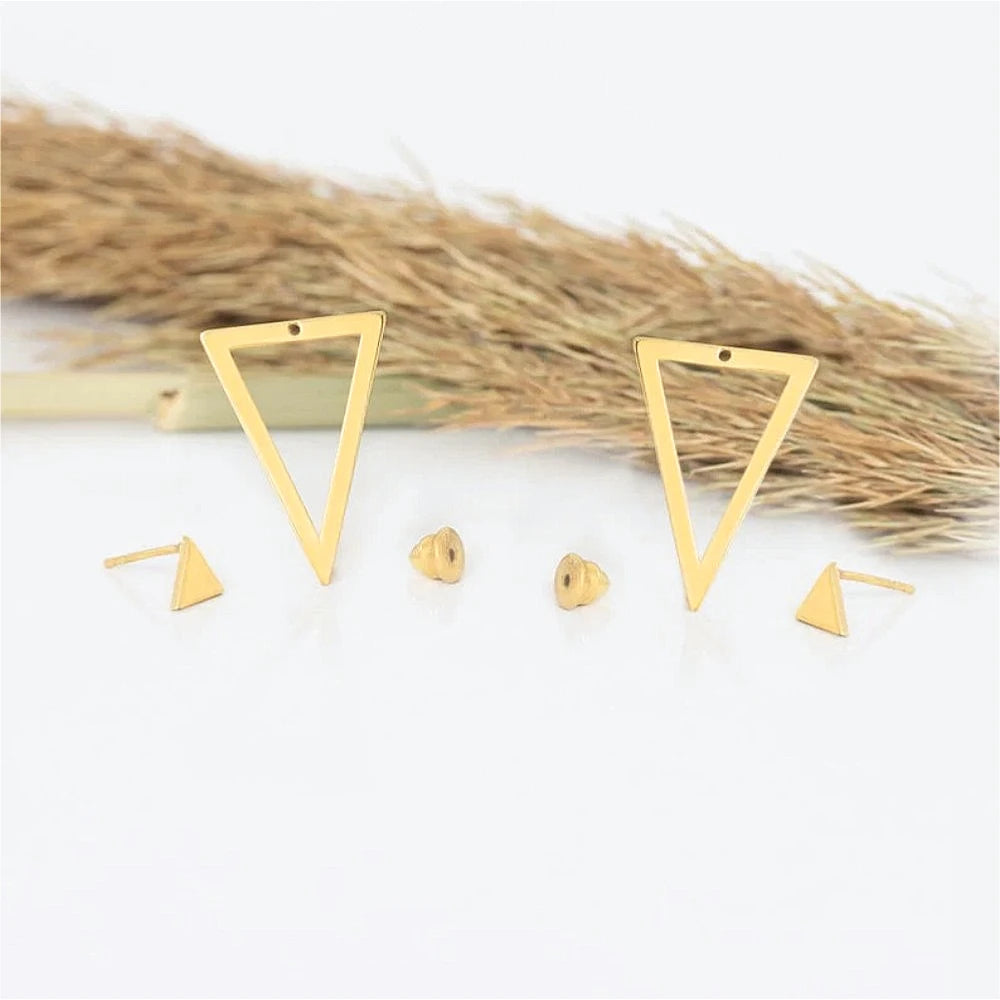 Triangular Chic Stud Earrings