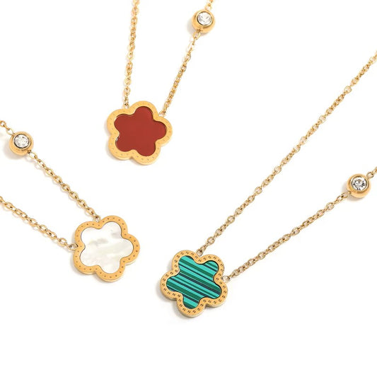 Lucky Bloom Pendant Necklace