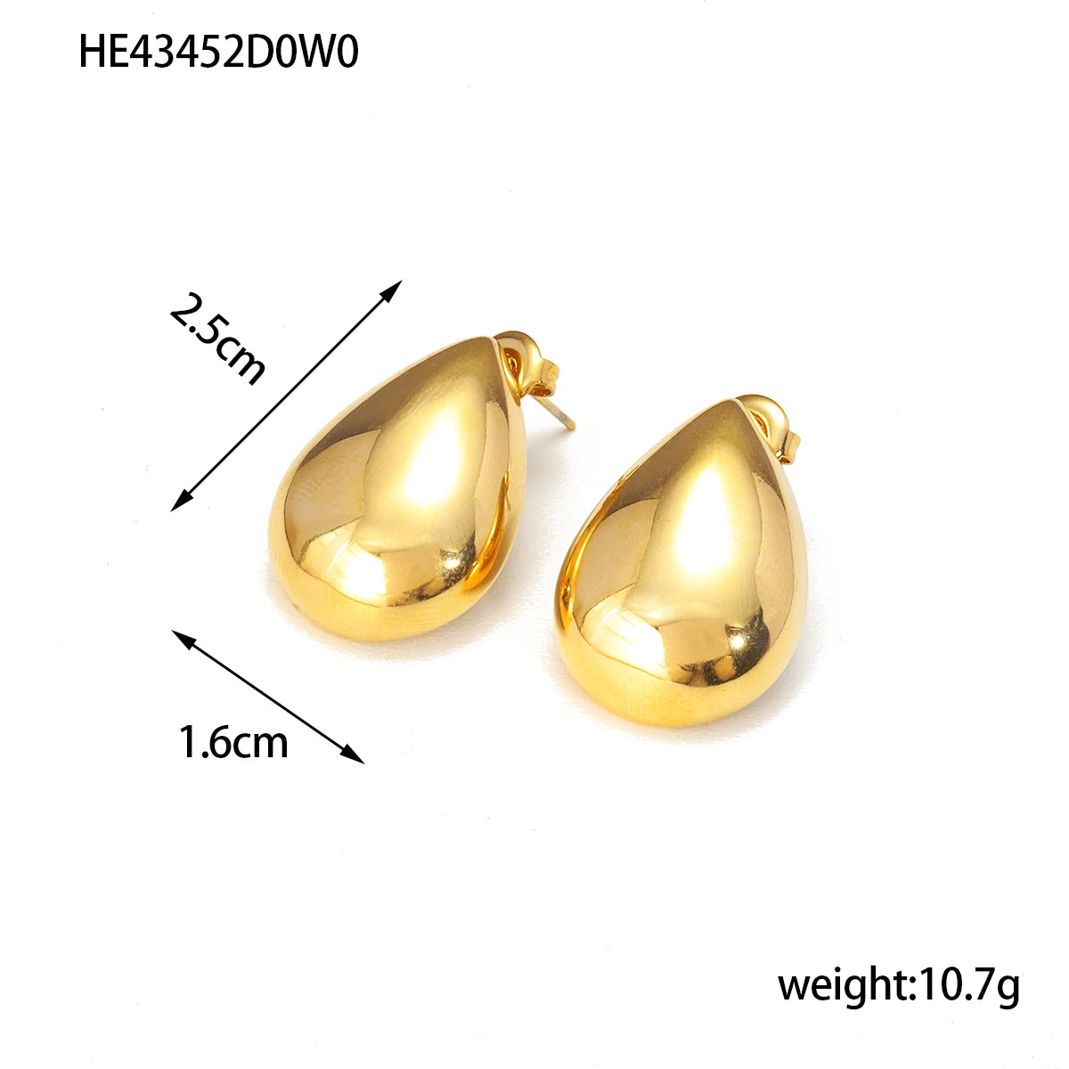 Lustre Drop Studs