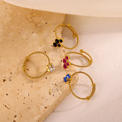 Twinkle Trio Ring