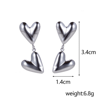 LoveDrop Duo Heart Earrings