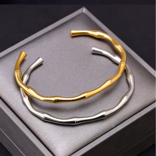 Bamboo Curve Bracelet