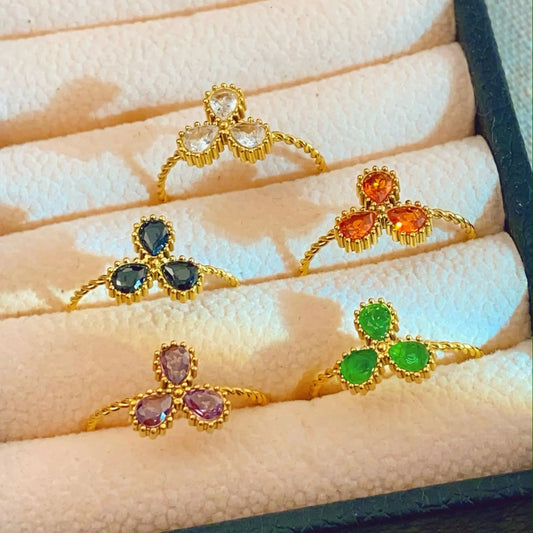 Trilush Gem Ring