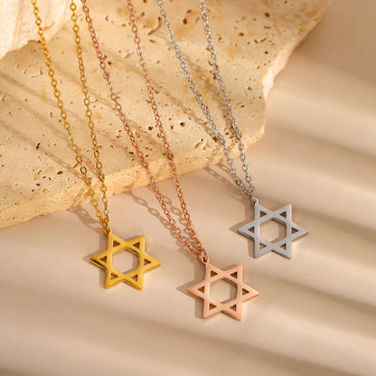 Stellar Hex Star Necklace