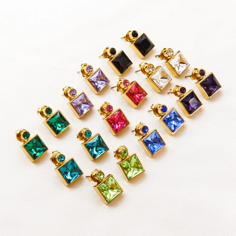 GeoGleam Duo Earrings