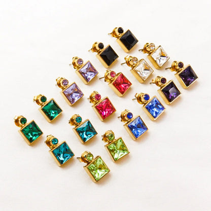 GeoGleam Duo Earrings