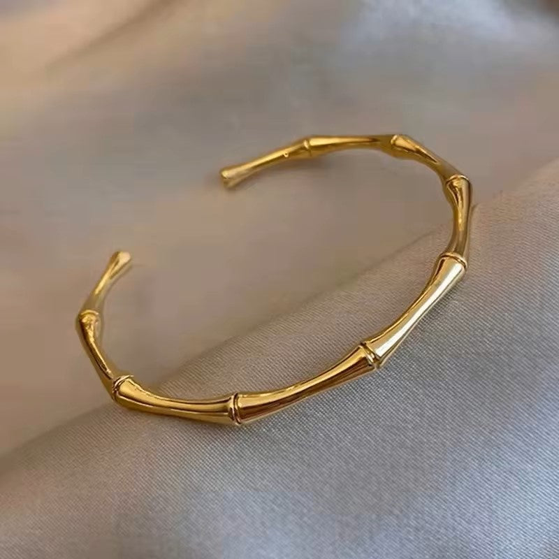 Bamboo Curve Bracelet
