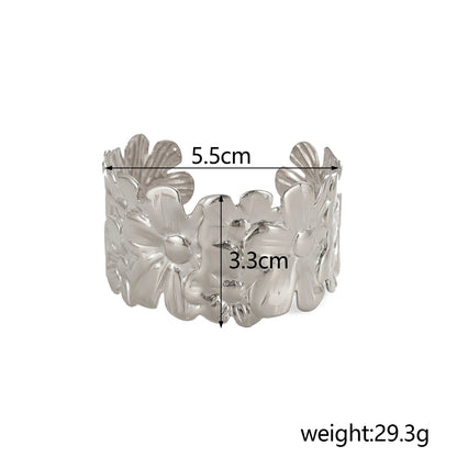 Nature Bloom Cuff Bracelet