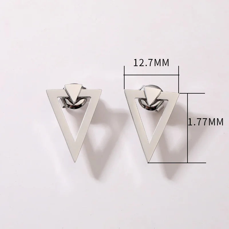 Triangular Chic Stud Earrings