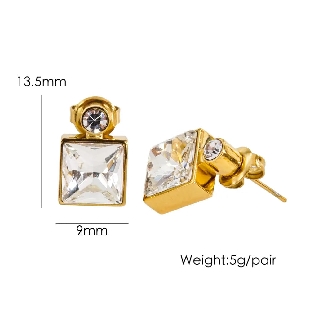GeoGleam Duo Earrings