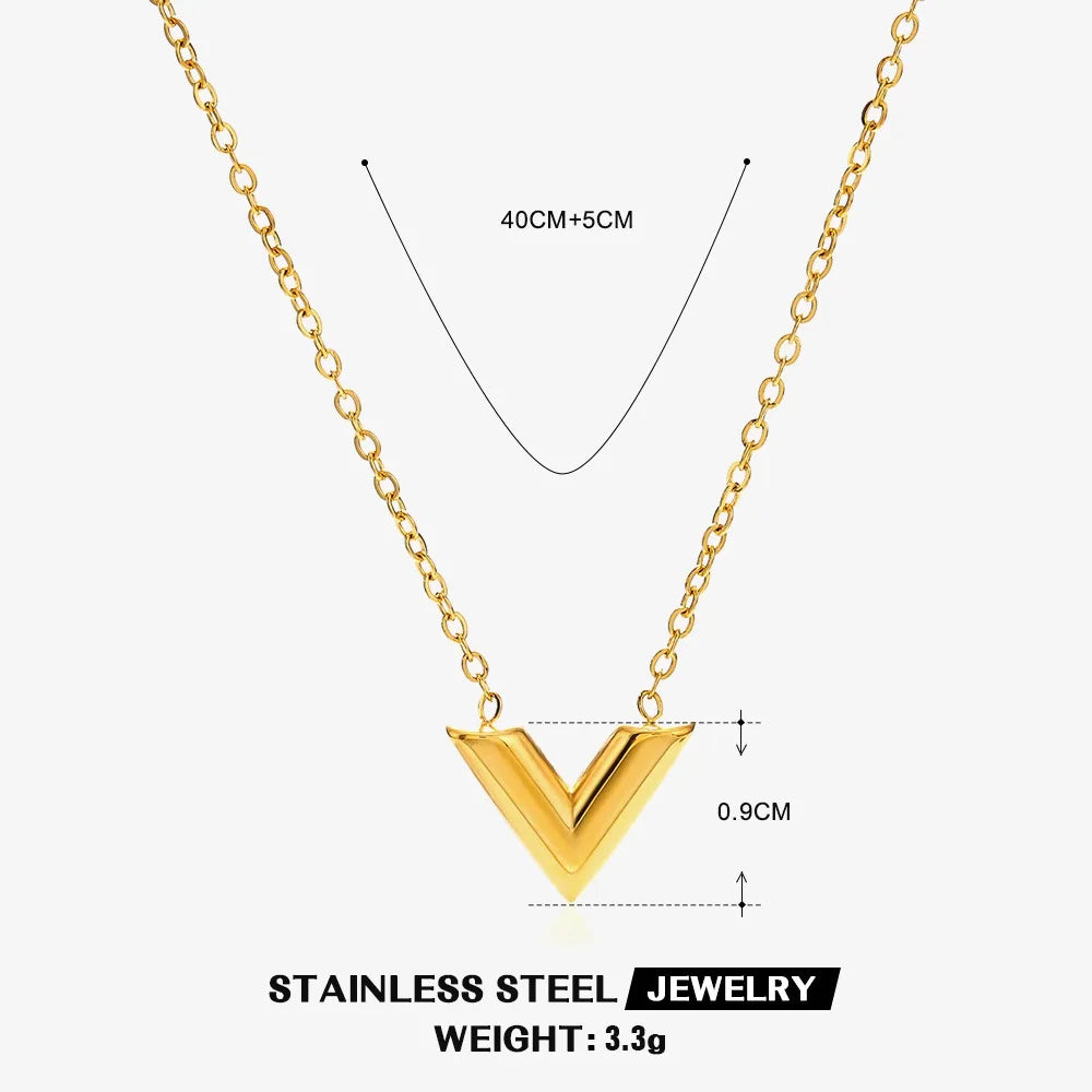 Victory V Necklace