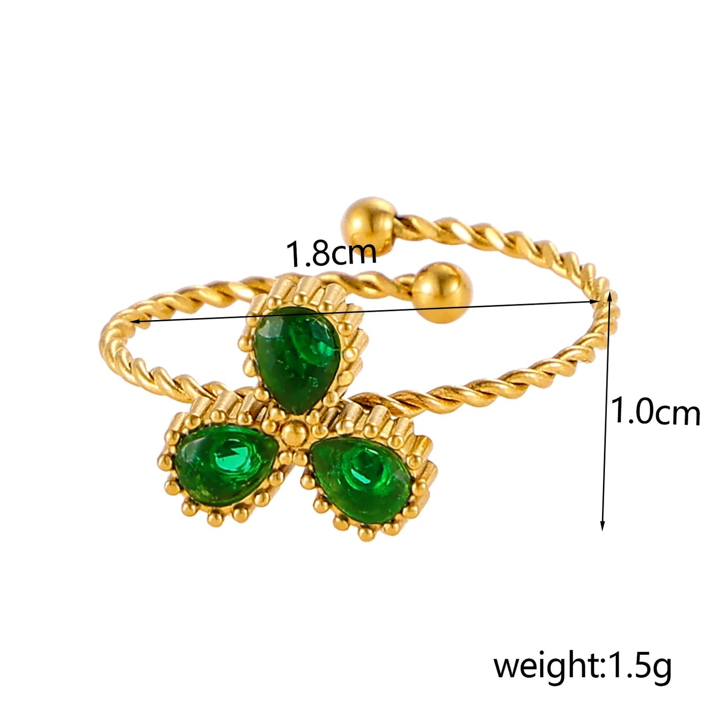 Trilush Gem Ring