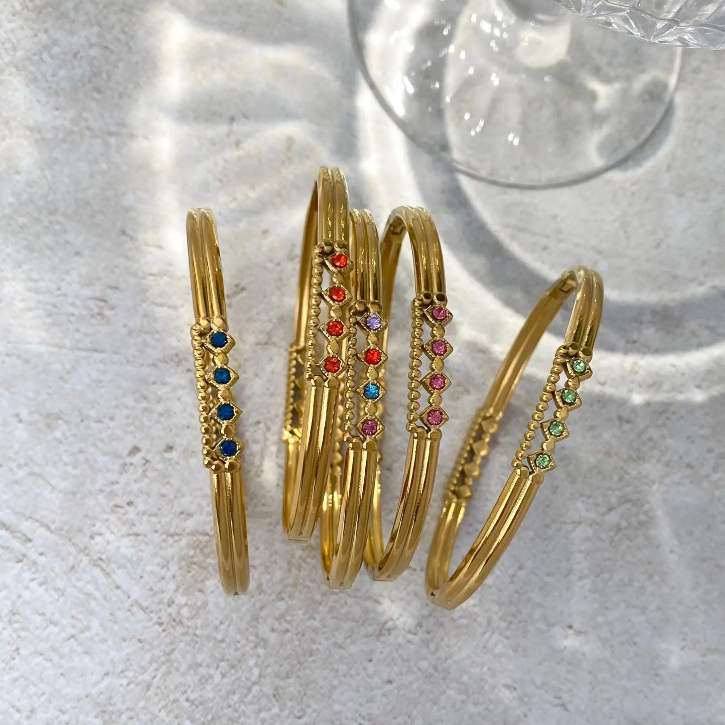 LustreLine Crystal Bangle