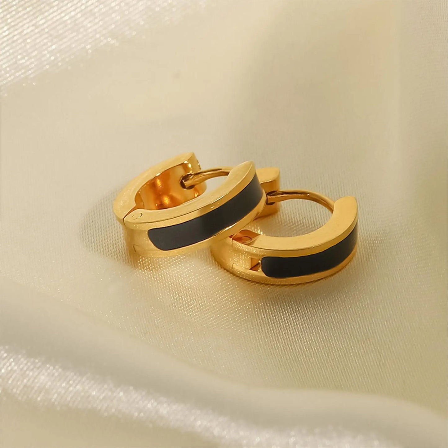 Color Stripe Stainless Steel Hoops