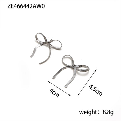 Ribbon Loop Earrings