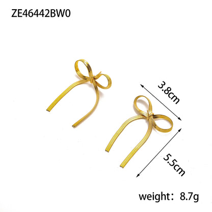 Ribbon Loop Earrings