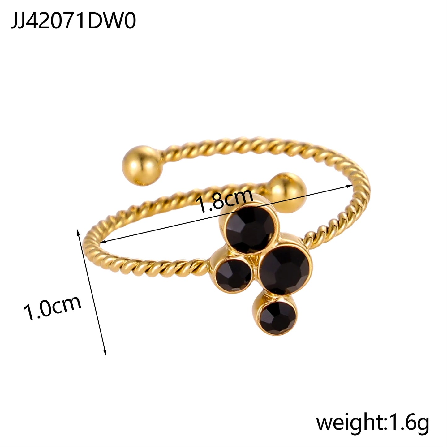 Twinkle Trio Ring