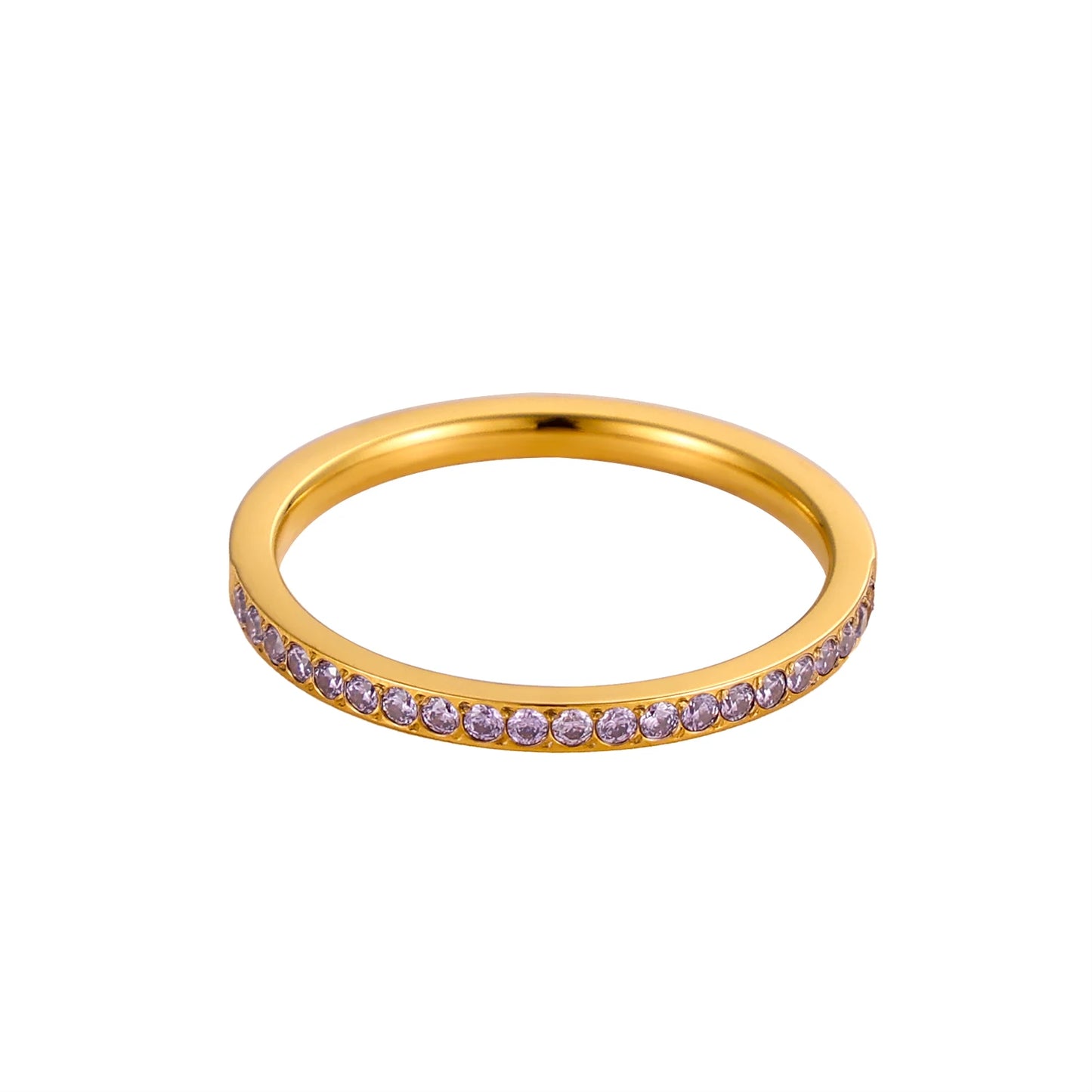 Mini Zircon Birthstone Ring