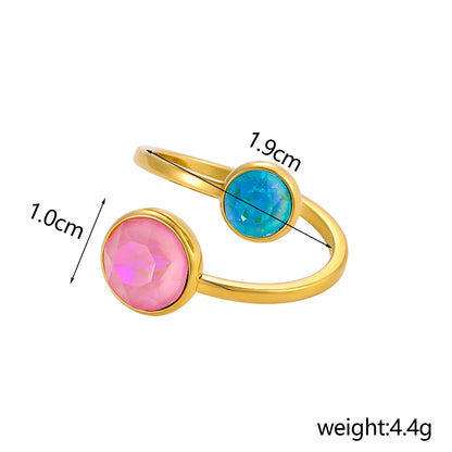 Zircon Glow Adjustable Ring