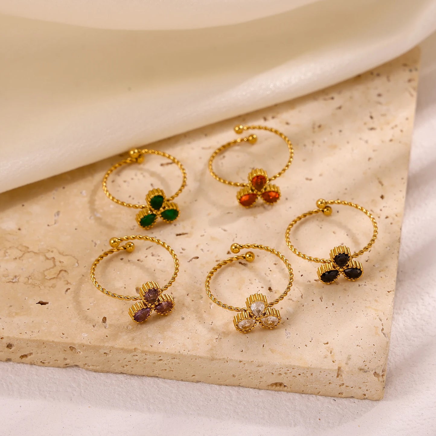 Trilush Gem Ring