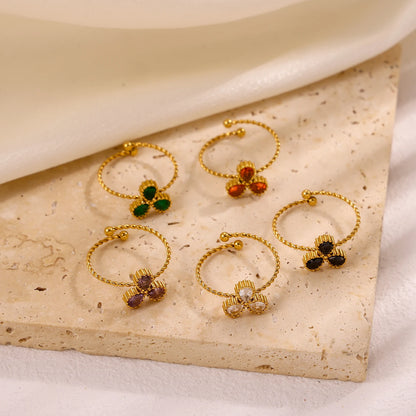 Trilush Gem Ring