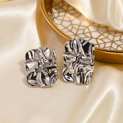 Molten Form Earrings