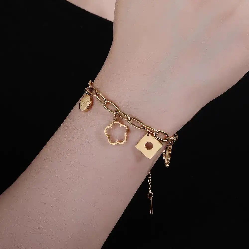 Lucky Charm Chain Bracelet