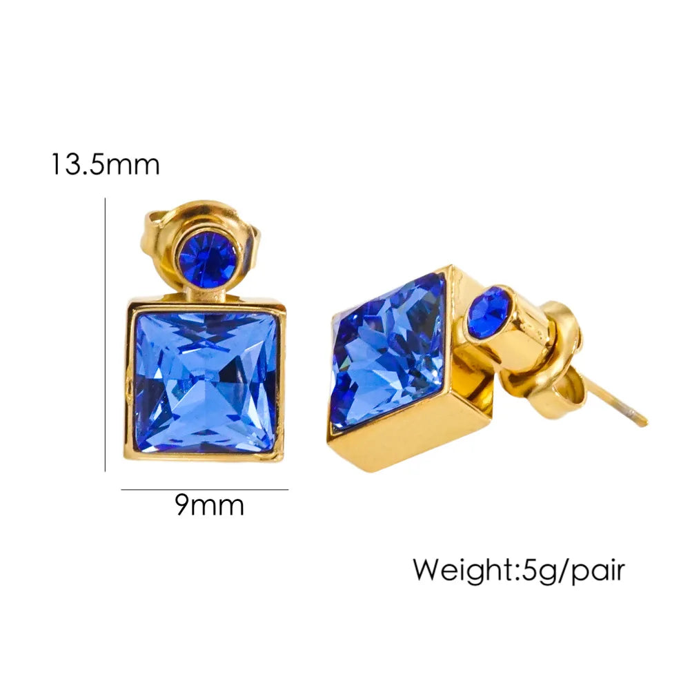GeoGleam Duo Earrings