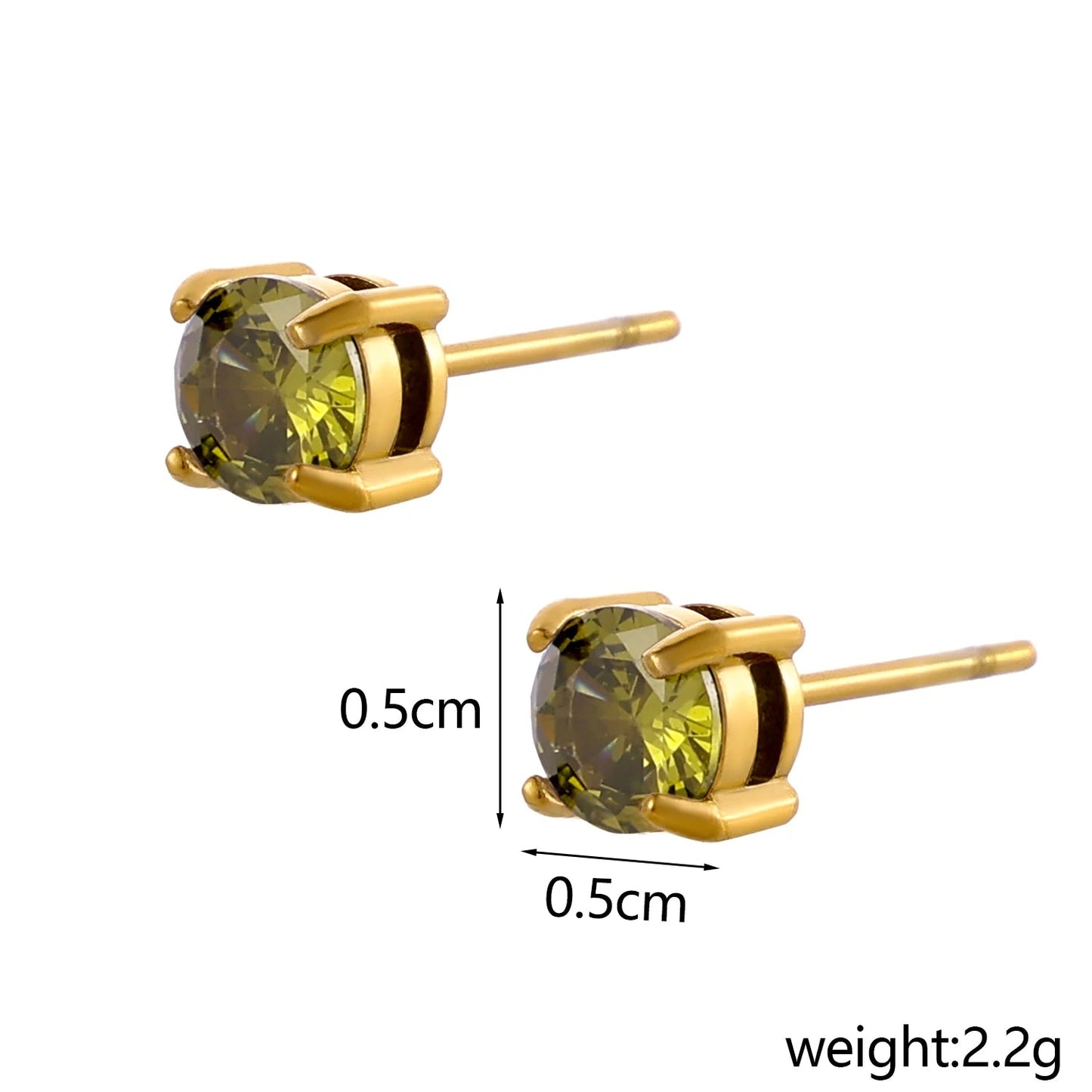 Colorful Gem-Like Earrings