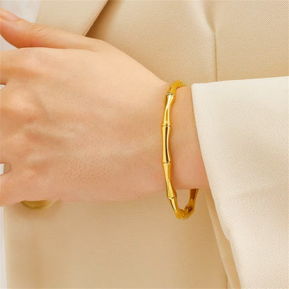 Bamboo Curve Bracelet
