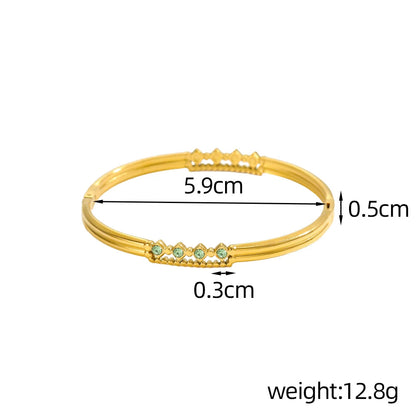 LustreLine Crystal Bangle