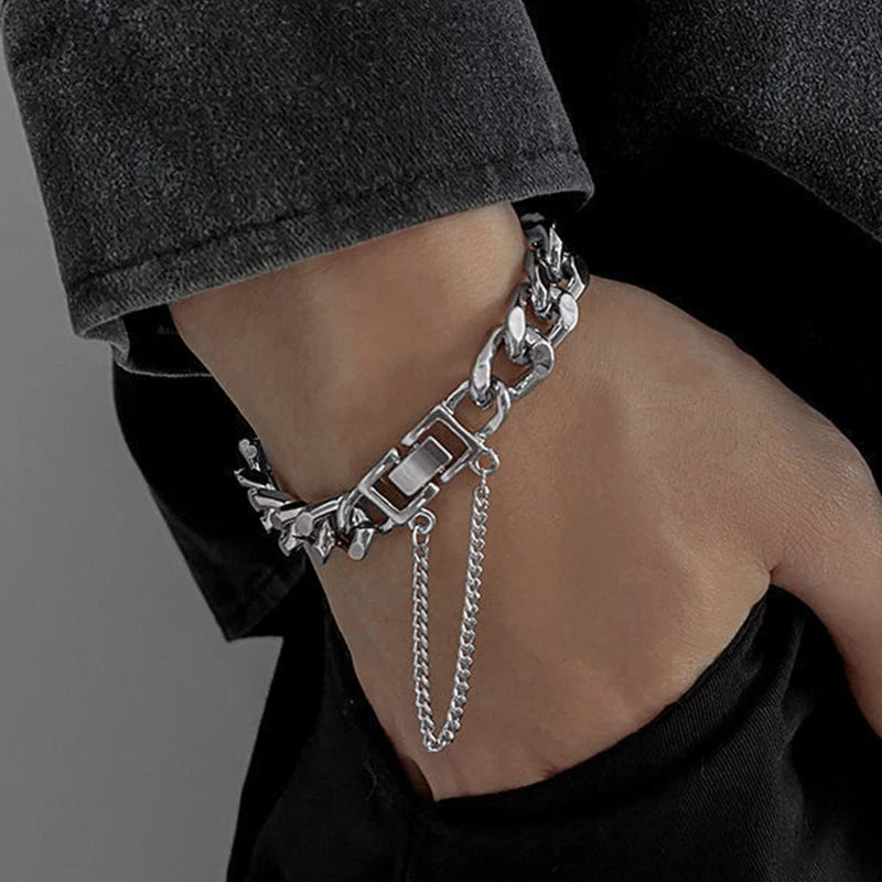 Sliver Cuban Link Chain For Men