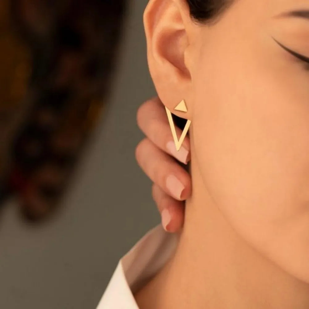 Triangular Chic Stud Earrings