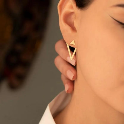 Triangular Chic Stud Earrings