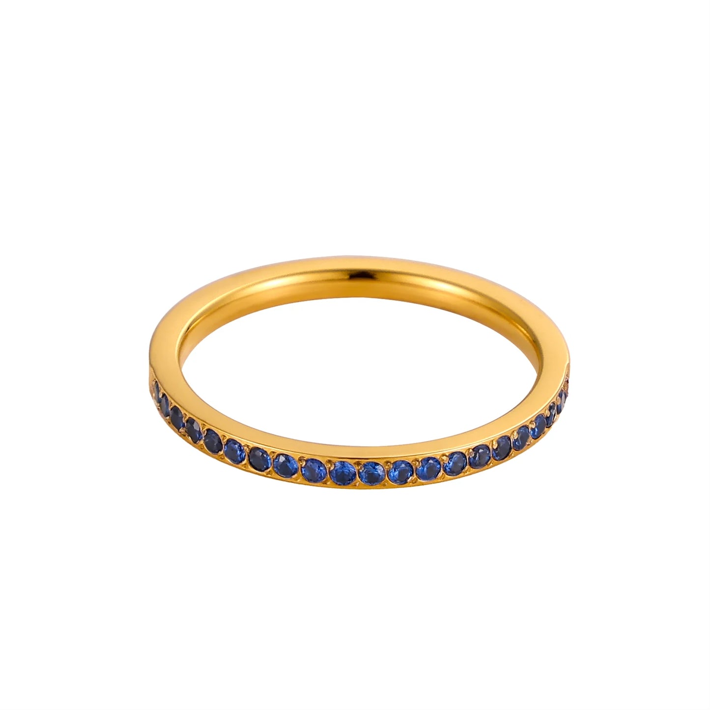 Mini Zircon Birthstone Ring