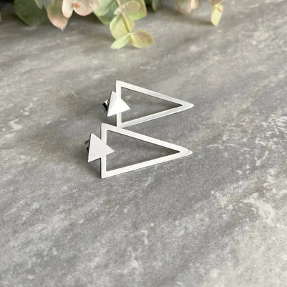 Triangular Chic Stud Earrings