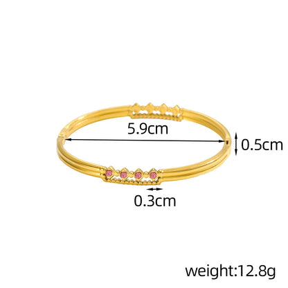 LustreLine Crystal Bangle