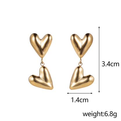 LoveDrop Duo Heart Earrings