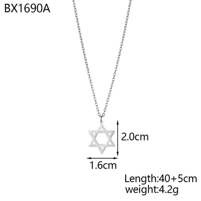 Stellar Hex Star Necklace