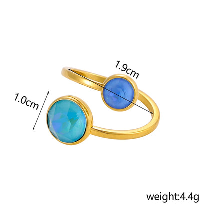 Zircon Glow Adjustable Ring