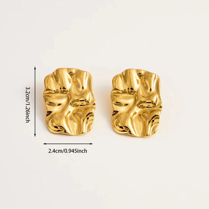 Molten Form Earrings
