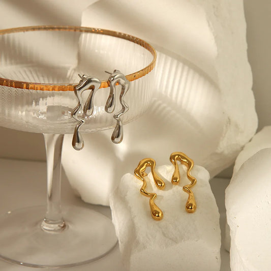 MeltFlow Sculptural Earrings