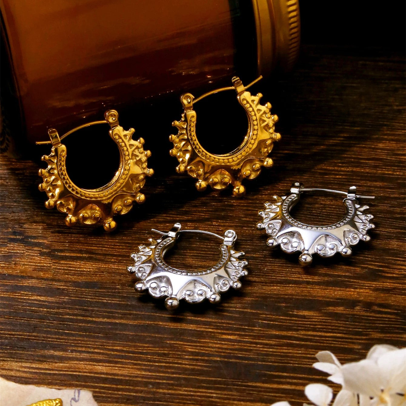 Solara Hoop Earrings